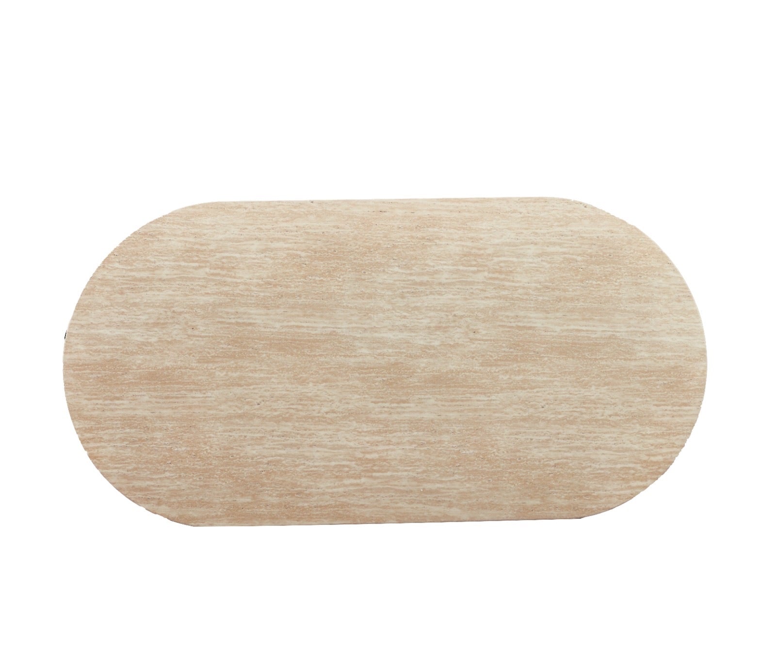 Ovale eettafel Valencia Travertine 180x90cm